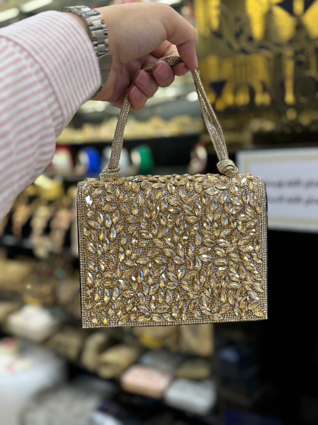 حقيبة السهرة الماسية