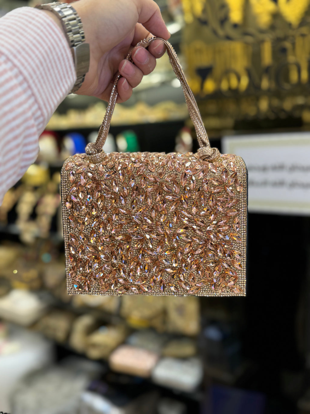 حقيبة السهرة الماسية